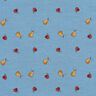 Cotton Jersey Apples and pears – denim blue,  thumbnail number 1