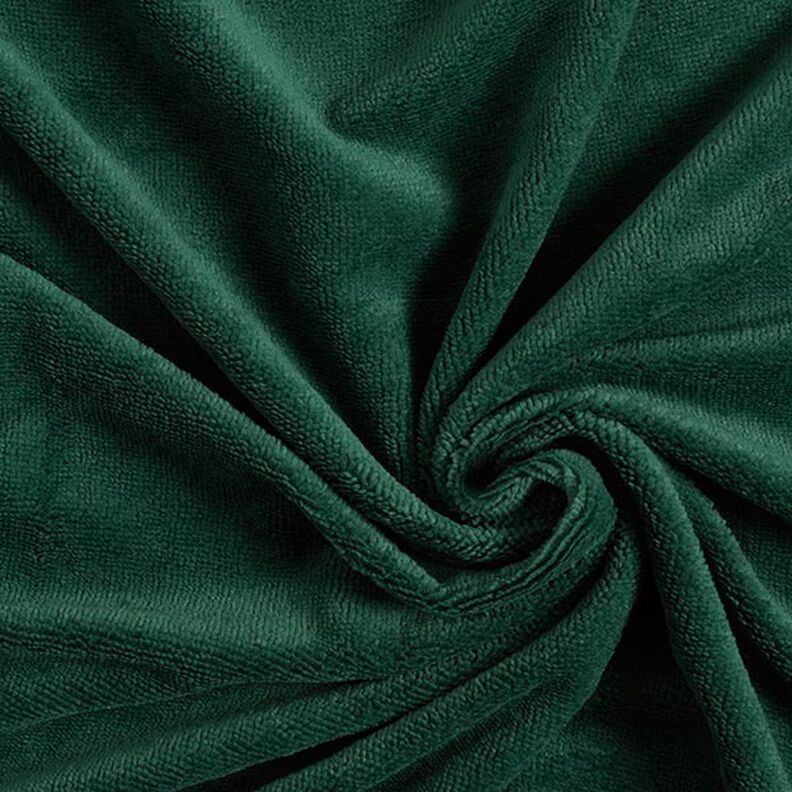 Cosy Towelling Bamboo Plain – dark green,  image number 1