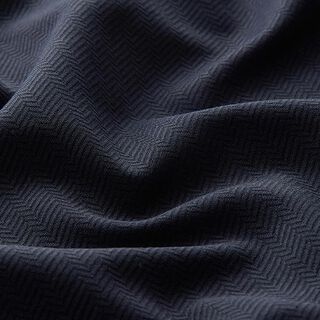 Herringbone Textured Stretch Fabric – midnight blue, 