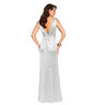 Stretch Satin – offwhite,  thumbnail number 5