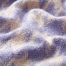 Coarsely woven houndstooth coating fabric – beige/mauve,  thumbnail number 2