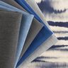 Outdoor Fabric Canvas Plain Mottled – blue grey,  thumbnail number 4