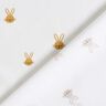 Cotton Poplin tired rabbit – ivory | Remnant 60cm,  thumbnail number 4