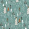Cotton Poplin minimalist fir trees – reed,  thumbnail number 1