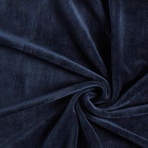 Stretch Velvet Nicky Velours – navy blue, 