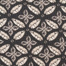 Crêpe Chiffon Leaf Print – black/beige,  thumbnail number 1