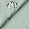 Double Gauze/Muslin happy penguins – reed,  thumbnail number 4