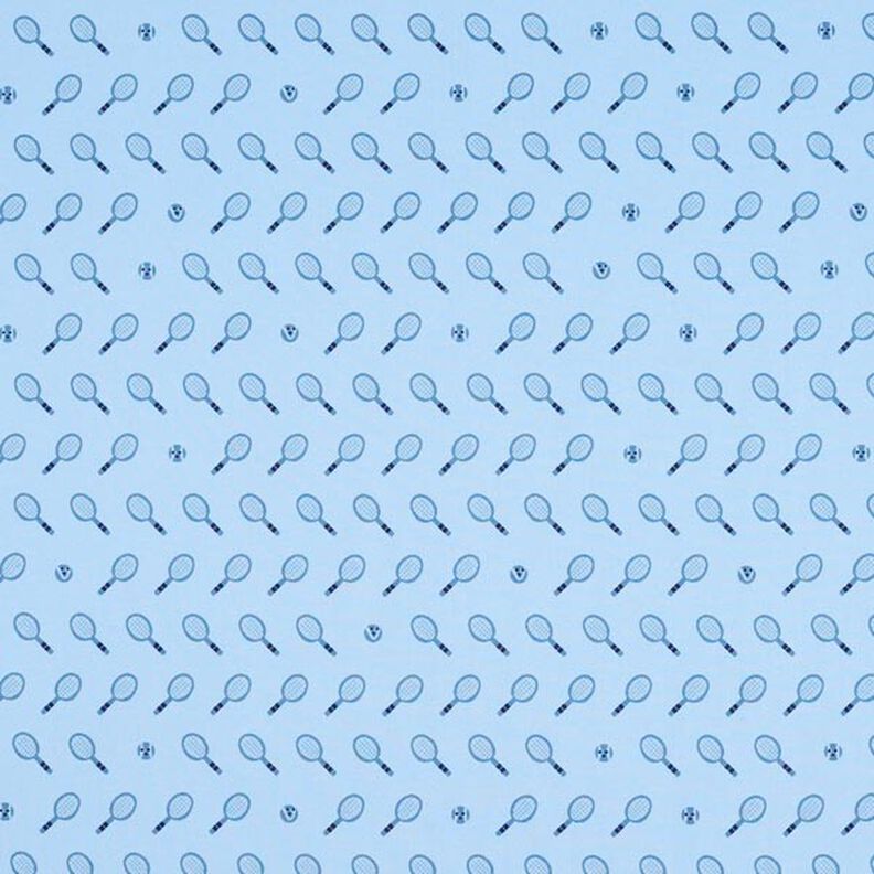 French Terry retro tennis | PETIT CITRON – light blue,  image number 1