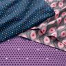 Cotton Jersey Peacock | Stoff&Liebe – royal blue/intense pink,  thumbnail number 5