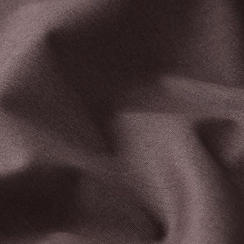 Cotton Poplin Plain – dark brown,  image number 2