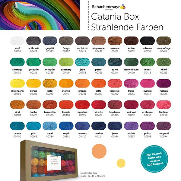 Catania Box Bright Colours, 50 x 20g | Schachenmayr,  image number 3