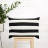 Decor Fabric Canvas cheerful stripes – black/white,  thumbnail number 8