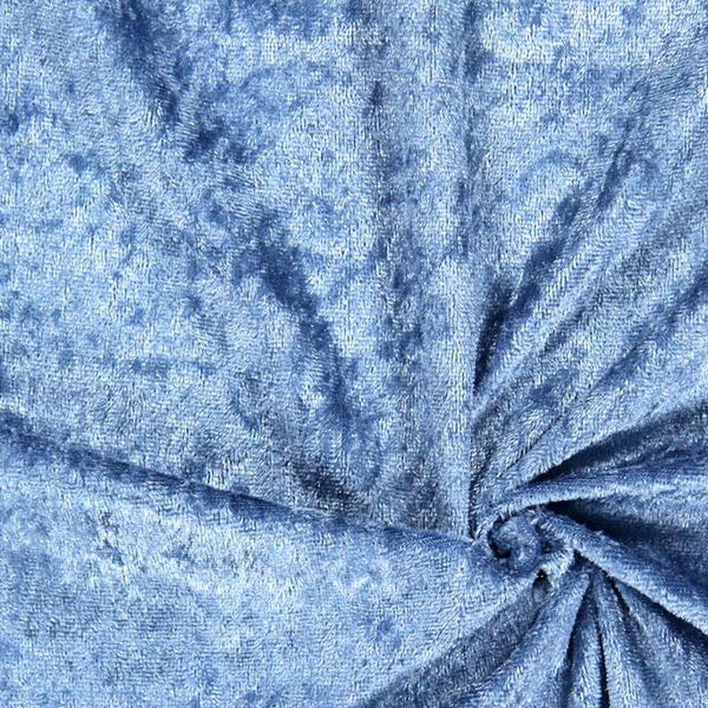 Panne velvet – light blue,  image number 1