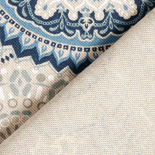 Half Panama Decor Fabric Mandala – blue,  image number 4
