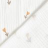 Double Gauze/Muslin Little flowers – ivory,  thumbnail number 4