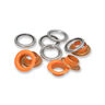 Eyelets with washers [20 pieces | Ø 11 mm] | Prym – orange/metallic silver,  thumbnail number 2