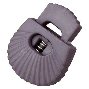 Cord Stopper Shell [Opening: 8 mm] – grey, 