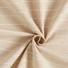 Decorative fabric, canvas wide stripes, recycled – dark beige,  thumbnail number 3