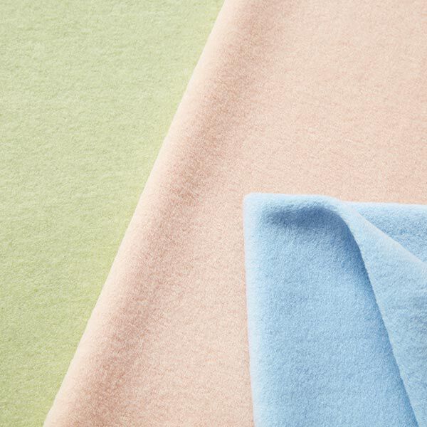plain cashmere fleece – light blue,  image number 4