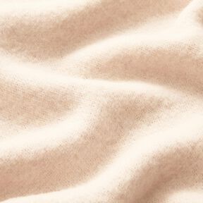 Wool fleece pure new wool Plain – offwhite, 