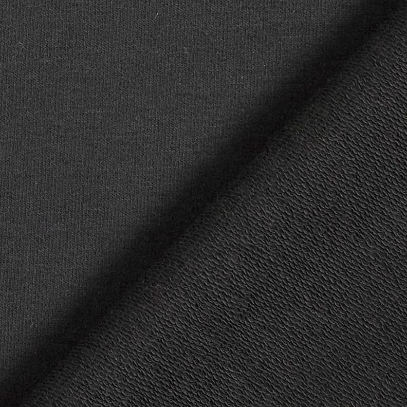 Light French Terry Plain – black,  image number 4