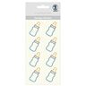 Baby Boy Bottle Design Stickers  – blue/yellow,  thumbnail number 1