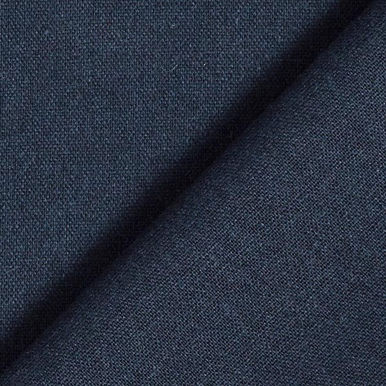 Viscose Linen Blend Plain – navy blue,  image number 3