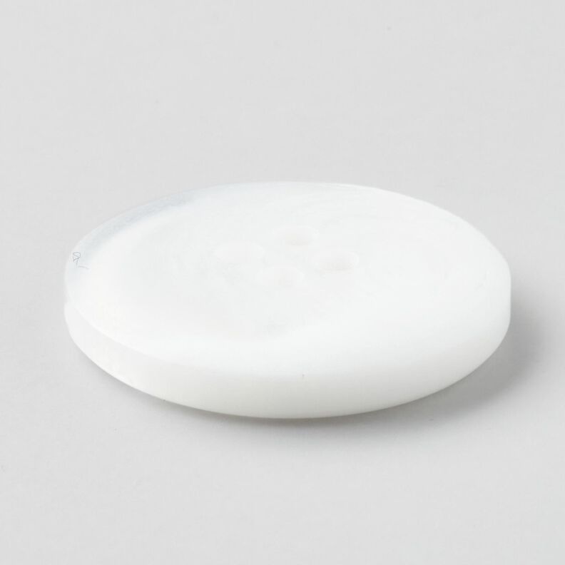 4-hole round button [Ø 25 mm] – white,  image number 3