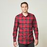 Cotton Flannel checked – chili/indigo,  thumbnail number 6