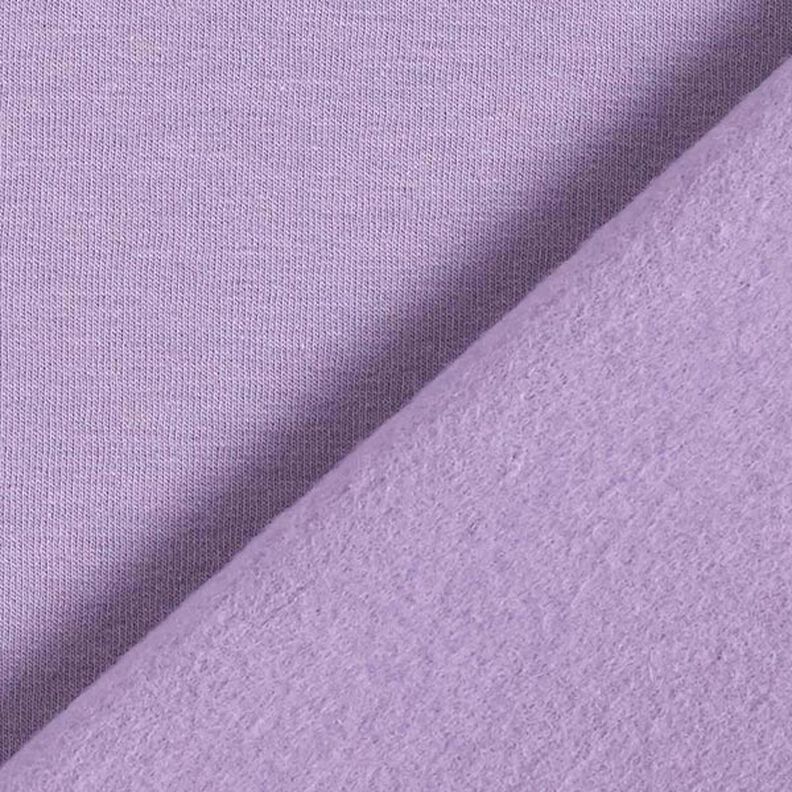 Light Cotton Sweatshirt Fabric Plain – mauve,  image number 5
