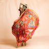 Beachwear Panel Pareo Summer Flowers – orange/yellow olive,  thumbnail number 7