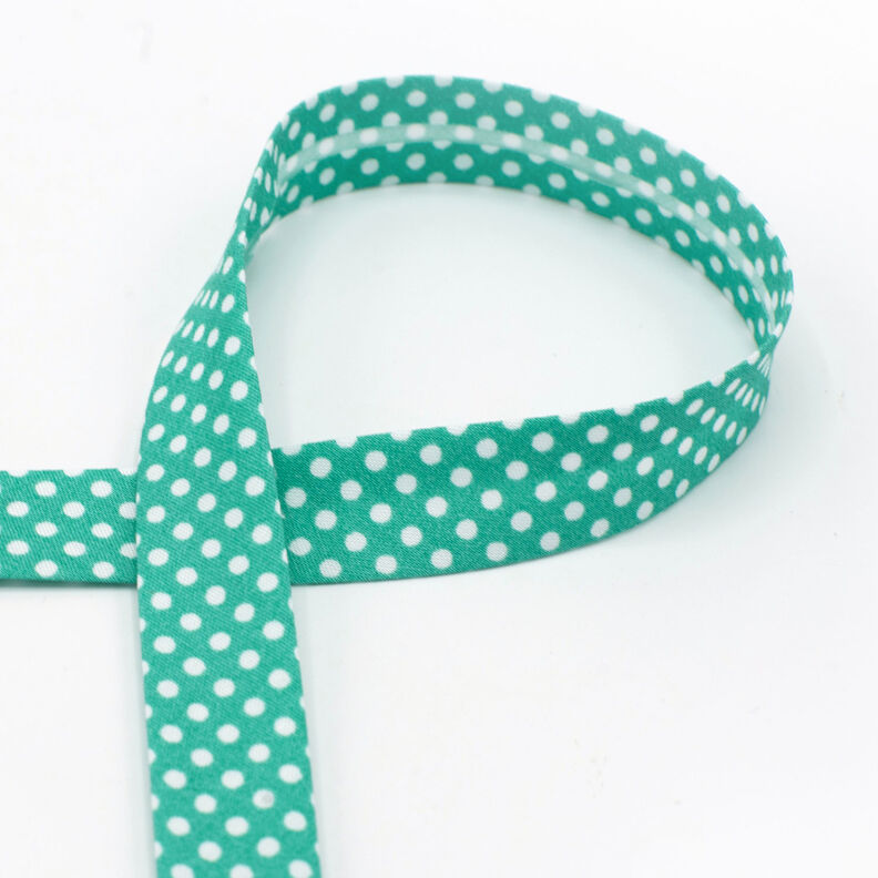 Bias binding Dots [18 mm] – peppermint,  image number 1