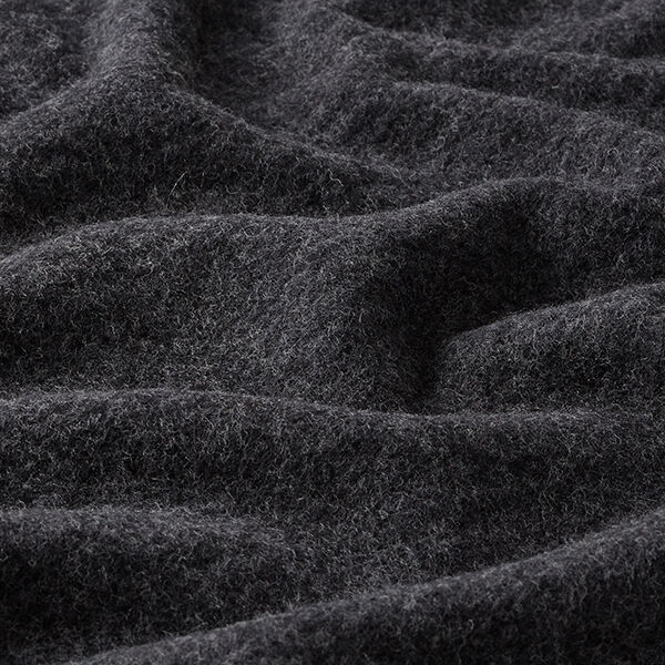 GOTS Merino Wool Fleece Organic Wool | Albstoffe – anthracite,  image number 3