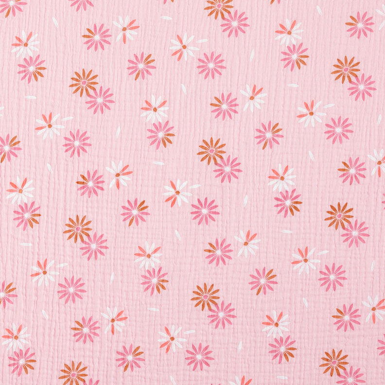 Double Gauze/Muslin Shower of blossoms – rosé, image number 1