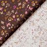 Cotton Cretonne Little Twigs – dark brown/grape,  thumbnail number 4