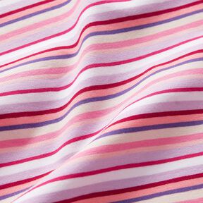 Cotton Jersey Stripes – mauve/pink, 