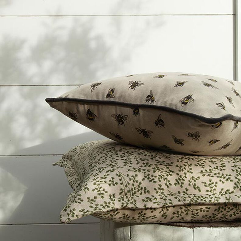 Decor Fabric Half Panama Little Bees – natural,  image number 7