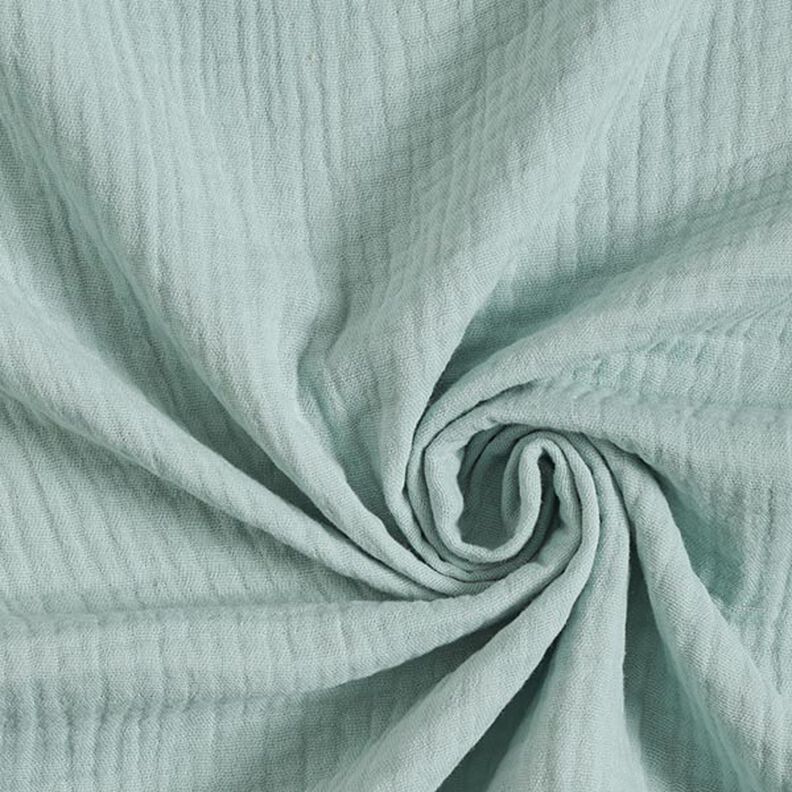 GOTS Triple-Layer Cotton Muslin – pastel green,  image number 1
