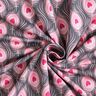 Cotton Jersey Peacock | Stoff&Liebe – slate grey/intense pink,  thumbnail number 3