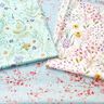 Decor Fabric Half Panama cherry blossom branches – light blue/pink,  thumbnail number 5