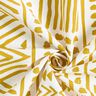 Canvas Decor Fabric Ethnic – mustard/white,  thumbnail number 3