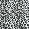 French terry brushed snow-leopard digital print – black/white,  thumbnail number 1