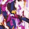 viscose fabric abstract brushstrokes digital print – grape/indigo,  thumbnail number 2