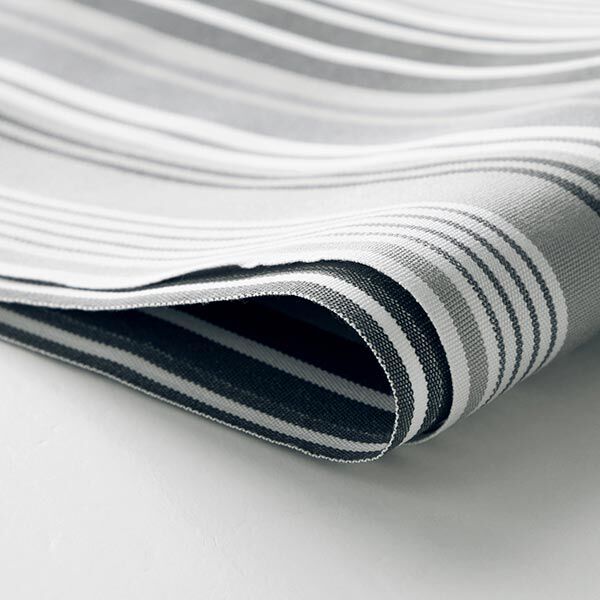awning fabric Blurred Stripes – light grey/dark grey,  image number 6