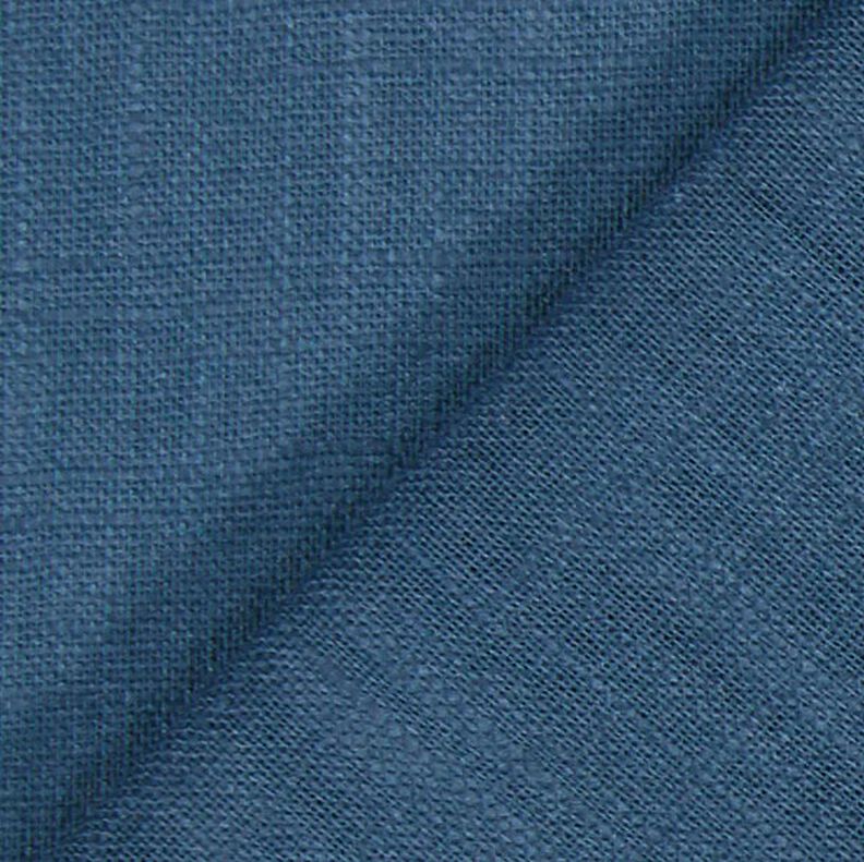 Linen fabric Ramie mix medium – denim blue,  image number 4