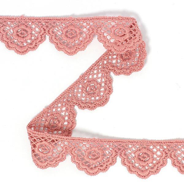 Needle Lace, 20 mm – dusky pink,  image number 1