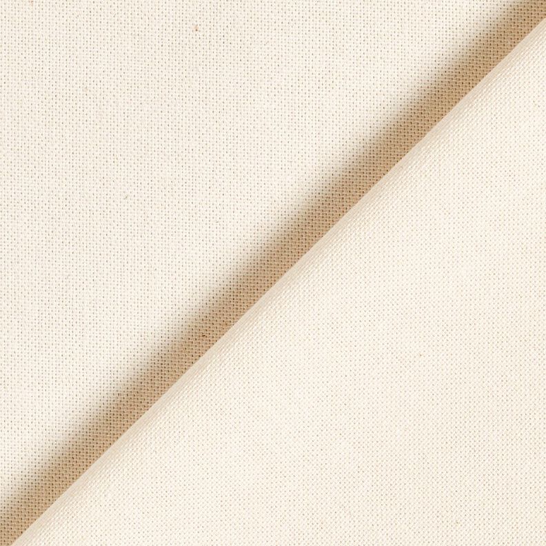 Decor Fabric Half Panama Two-tone – cream/white, image number 3