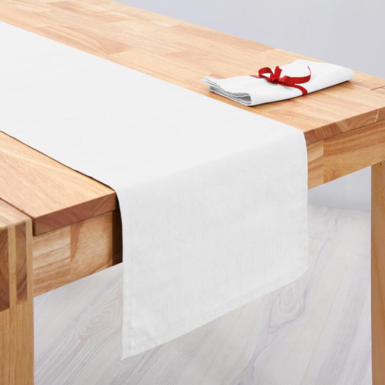 Decor Fabric Canvas – white,  image number 4