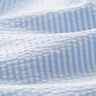Seersucker Stripes Cotton Blend – light blue/offwhite,  thumbnail number 2