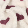 Teddy Fur Hearts | by Poppy – natural/burgundy,  thumbnail number 2